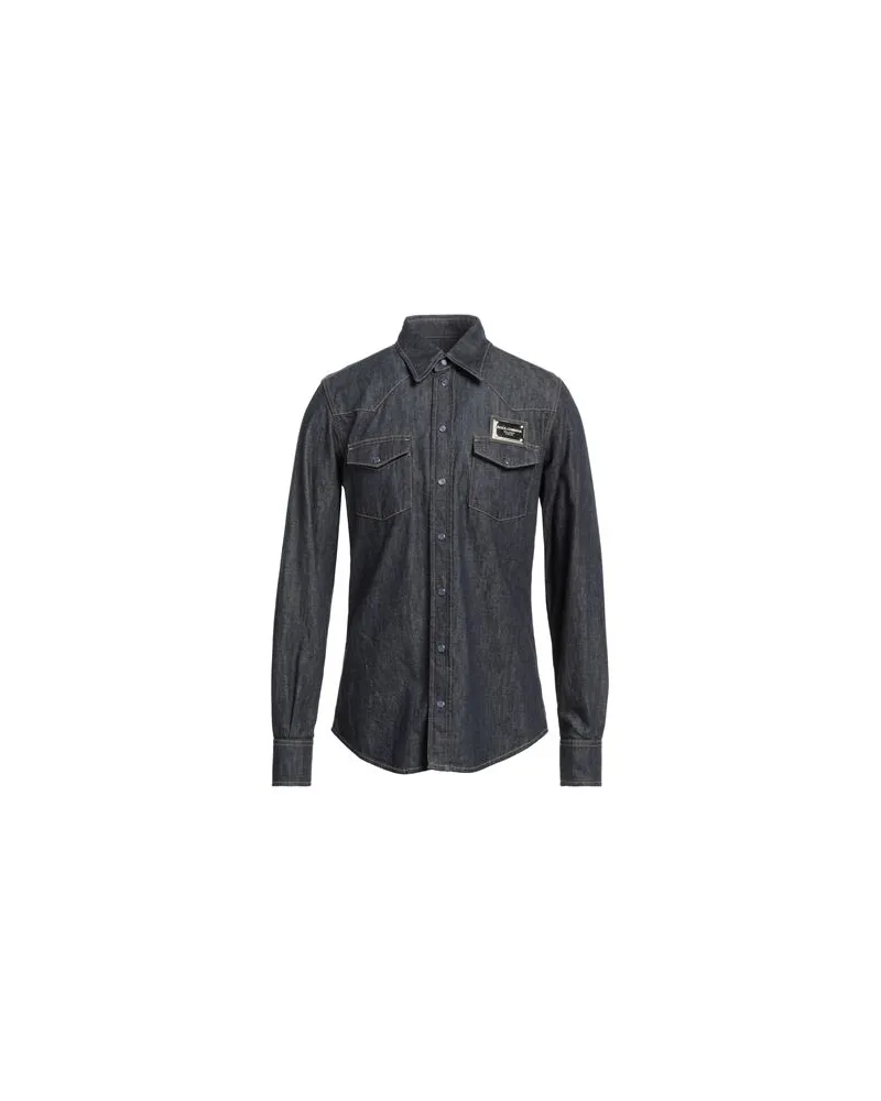Dolce & Gabbana TOPS - Jeanshemdenauf YOOX.COM Blau