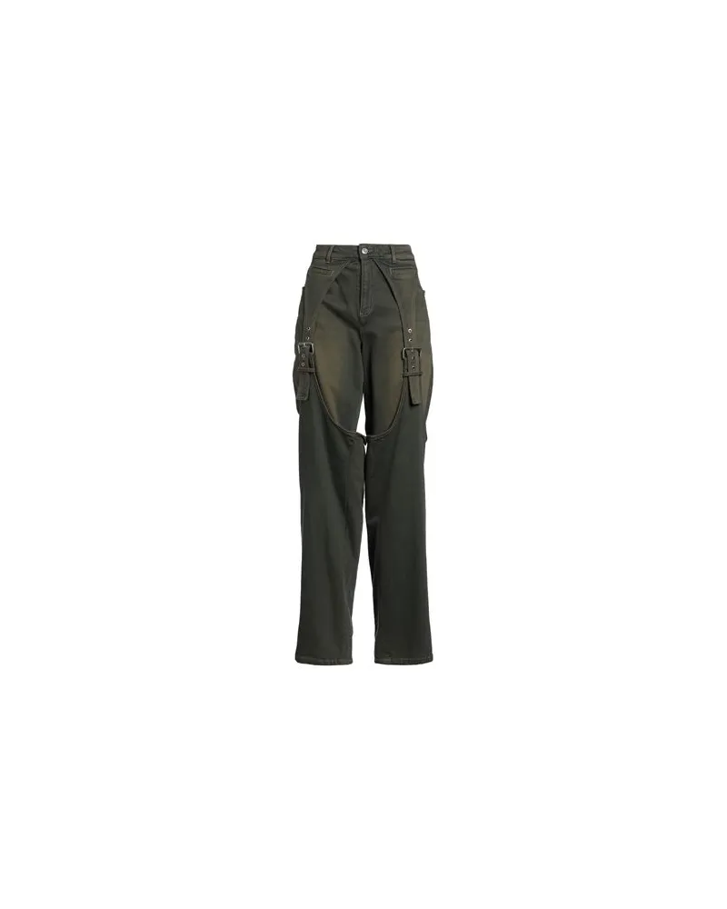 Blumarine HOSEN & RÖCKE - Jeanshosenauf YOOX.COM Dunkelgrün