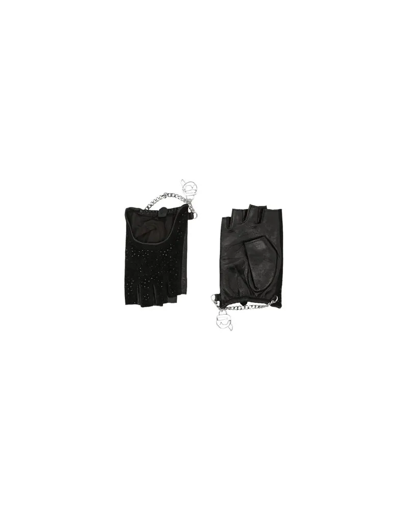 Karl Lagerfeld ACCESSOIRES - Handschuheauf YOOX.COM Schwarz