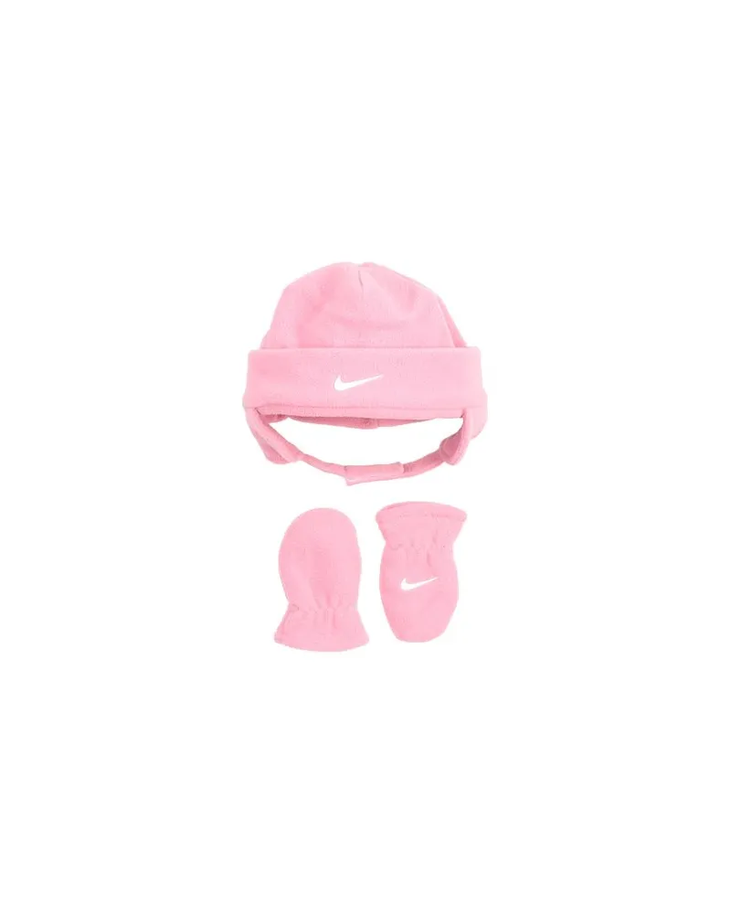 Nike SWOOSH BABY FLEECE CAP   - NEUGEBORENE - Baby-Setsauf YOOX.COM Rosa