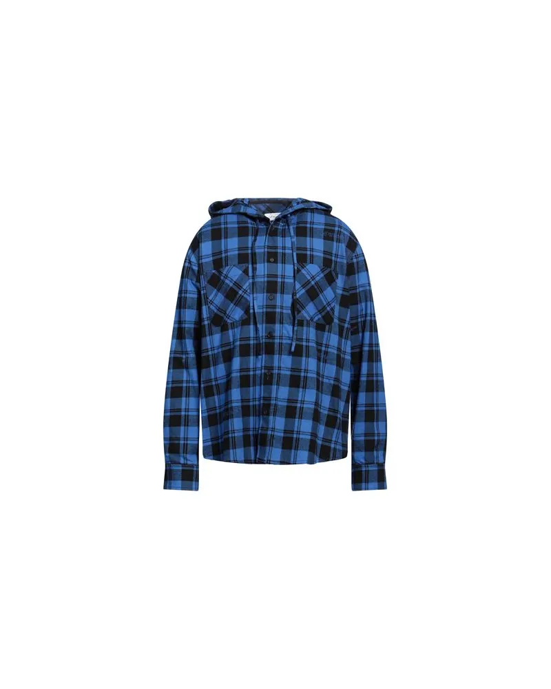 OFF-WHITE TOPS - Hemdenauf YOOX.COM Blau