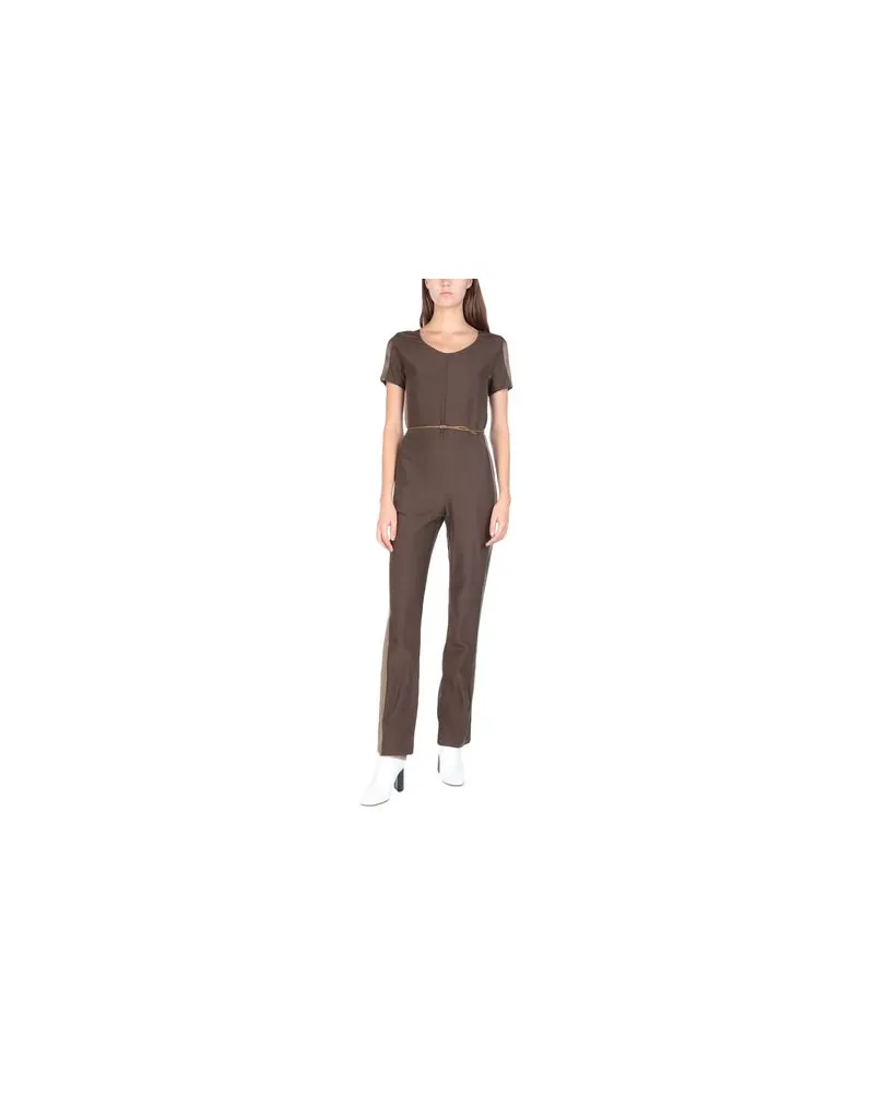 Maison Margiela OVERALLS - Jumpsuitsauf YOOX.COM Dunkelbraun