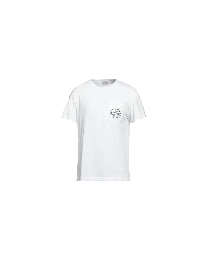 Brooksfield TOPS - T-shirtsauf YOOX.COM Weiß