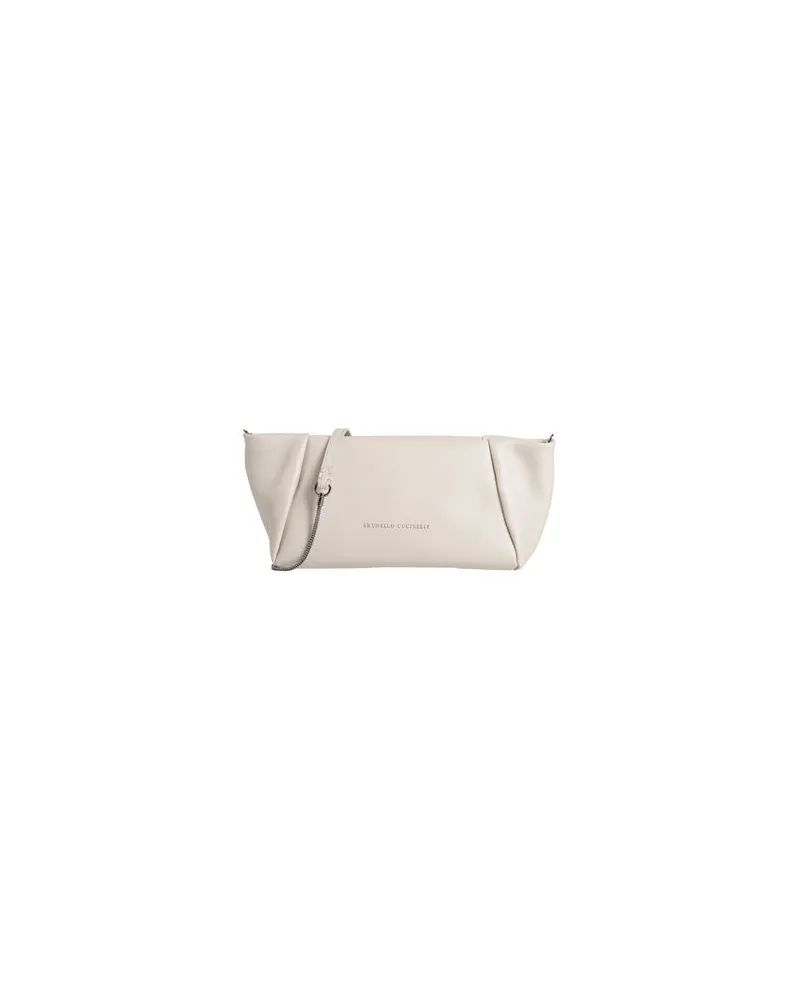 Brunello Cucinelli TASCHEN - Umhängetascheauf YOOX.COM Cremeweiß