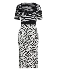 Just Cavalli Midi-Kleid Schwarz