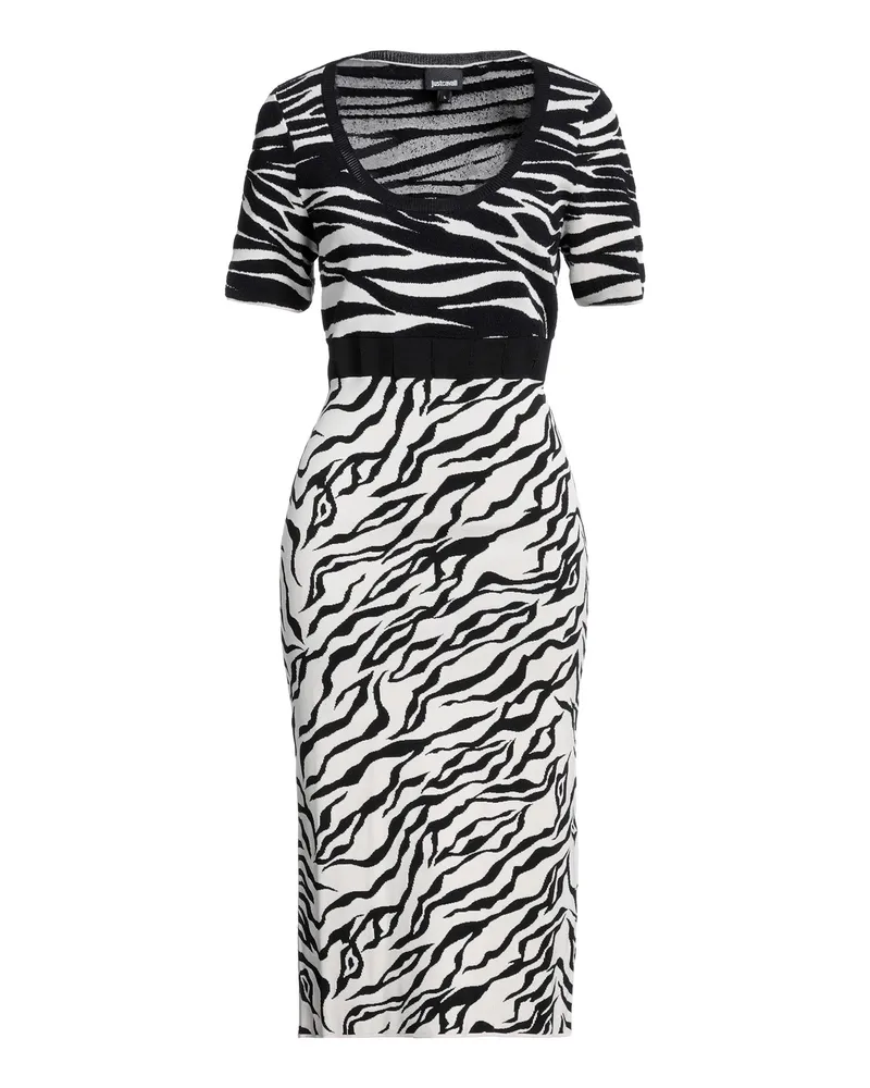 Just Cavalli Midi-Kleid Schwarz