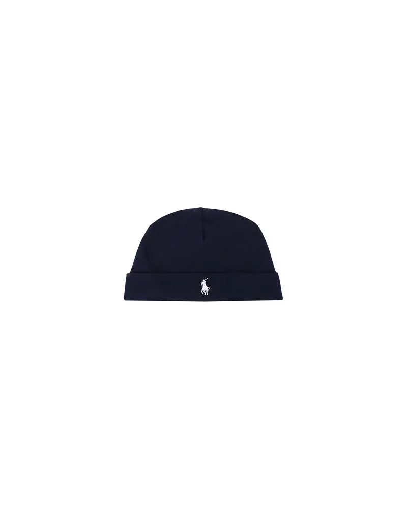 Ralph Lauren Cotton Interlock Hat   - ACCESSOIRES - Mützen & Hüteauf YOOX.COM Nachtblau