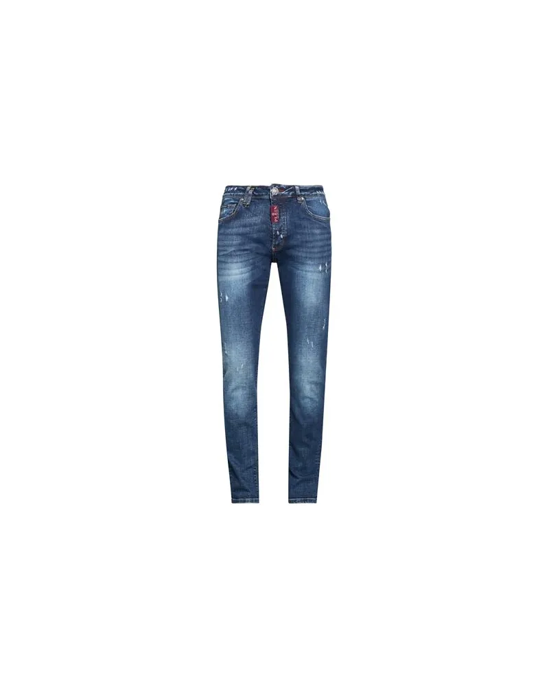 Philipp Plein HOSEN & RÖCKE - Jeanshosenauf YOOX.COM Blau