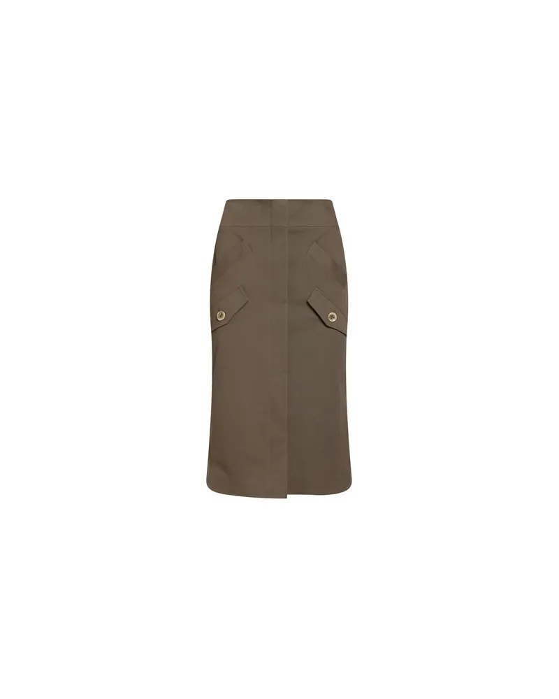 Eleventy HOSEN & RÖCKE - Midi-Röckeauf YOOX.COM Militärgrün