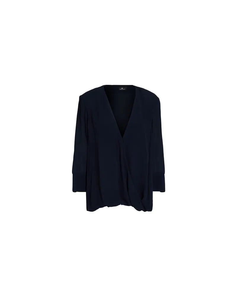 Elisabetta Franchi TOPS - Topsauf YOOX.COM Nachtblau
