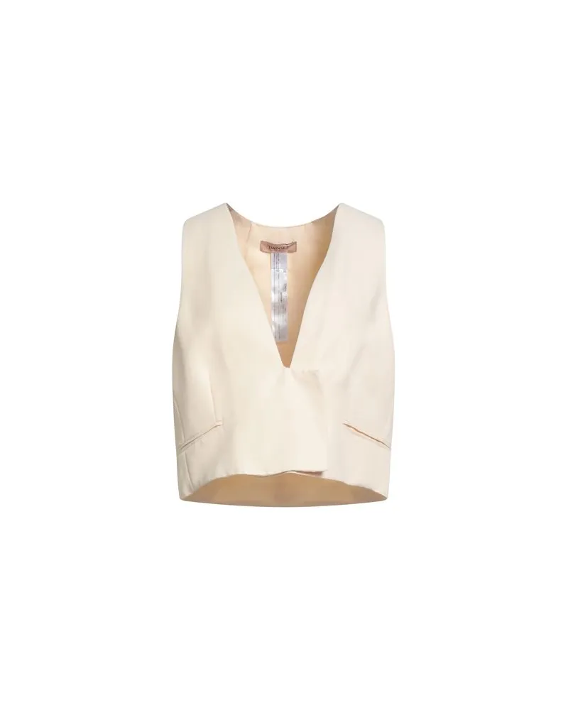 Twin-Set ANZÜGE und CO-ORDS - Couture-Westenauf YOOX.COM Cremeweiß