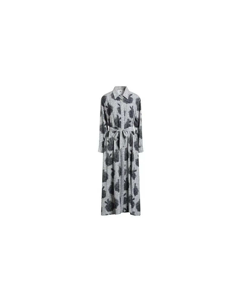 Compagnia Italiana KLEIDER - Maxi-Kleiderauf YOOX.COM Grau