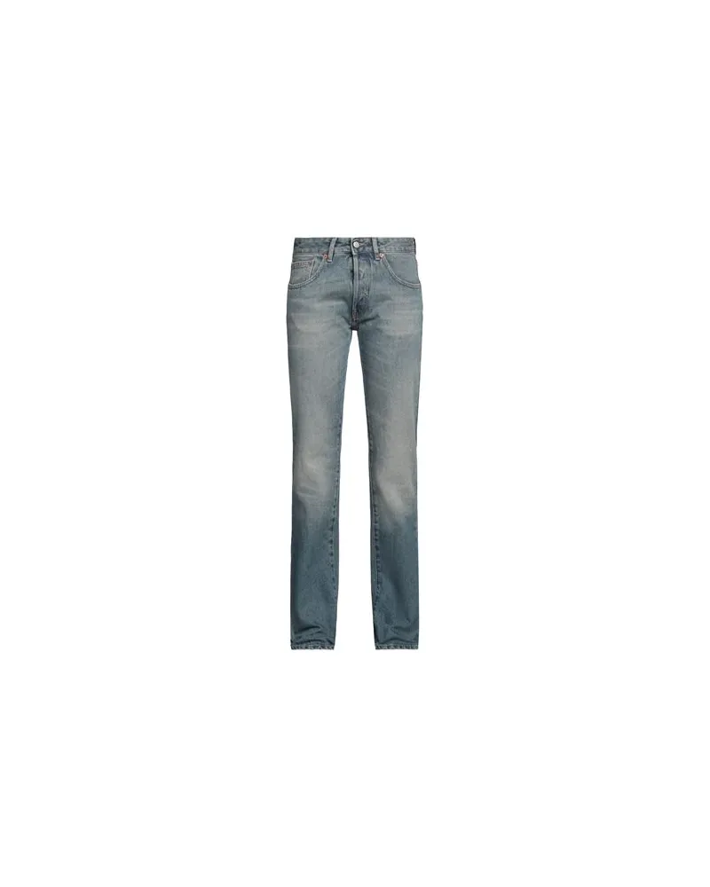 Maison Margiela HOSEN & RÖCKE - Jeanshosenauf YOOX.COM Blau
