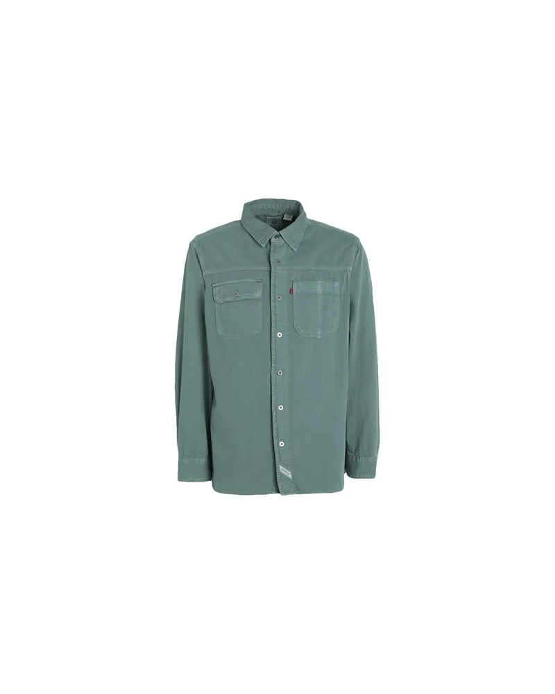 Levi's LS AUBURN WORKER  - TOPS - Hemdenauf YOOX.COM Grün