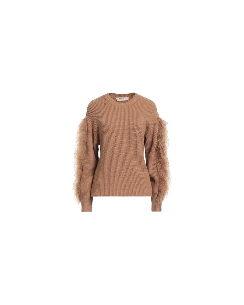 Twin-Set STRICKWAREN - Pulloverauf YOOX.COM Kamel