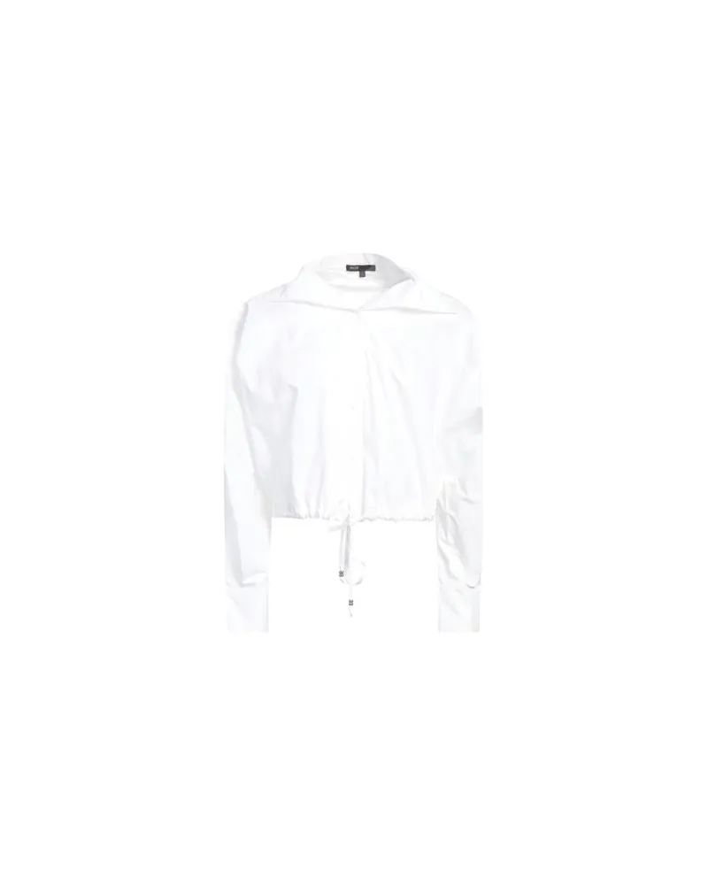 Maje TOPS - Hemdenauf YOOX.COM Weiß