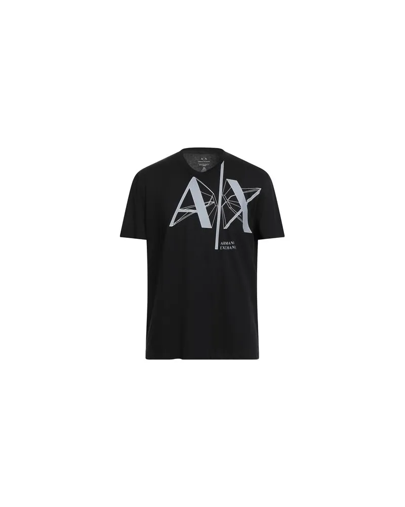 Armani Exchange TOPS - T-shirtsauf YOOX.COM Schwarz