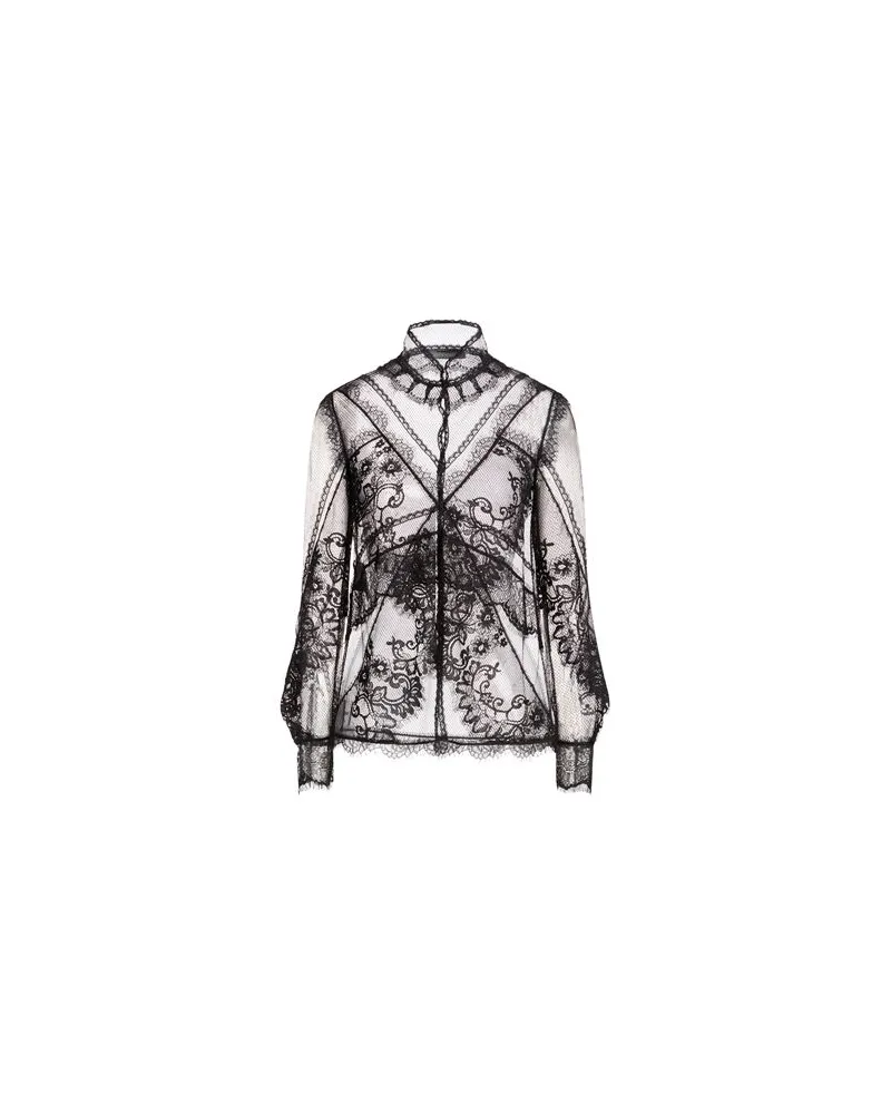 Alberta Ferretti TOPS - Hemdenauf YOOX.COM Schwarz