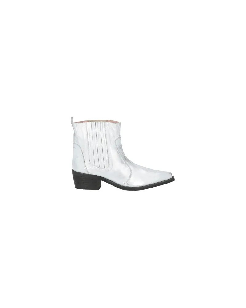 Ermanno Scervino SCHUHE - Stiefelettenauf YOOX.COM Silber