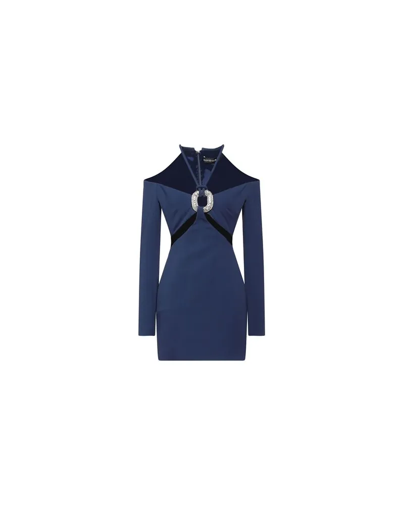David Koma KLEIDER - Mini-Kleiderauf YOOX.COM Marineblau