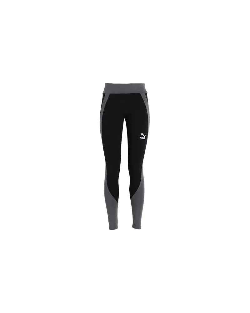 Puma CLASSICS BLOCK Leggings	 - HOSEN & RÖCKE - Leggingsauf YOOX.COM Schwarz