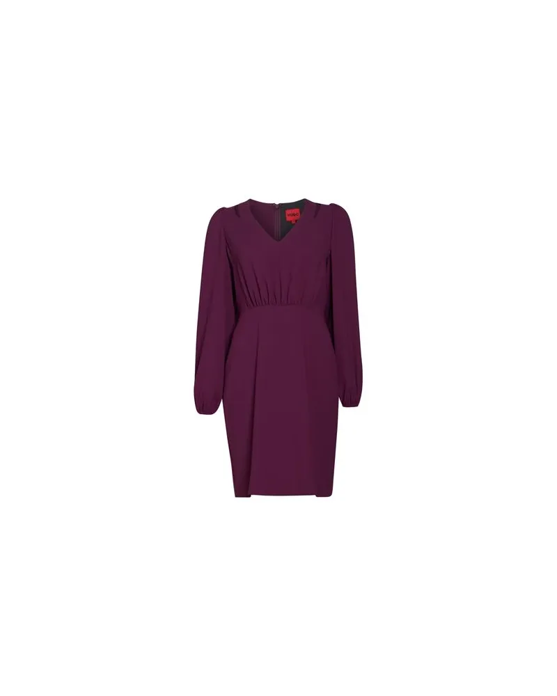 HUGO BOSS KLEIDER - Mini-Kleiderauf YOOX.COM Pflaume