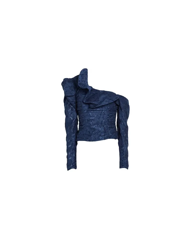 Self-Portrait TOPS - Topsauf YOOX.COM Blau