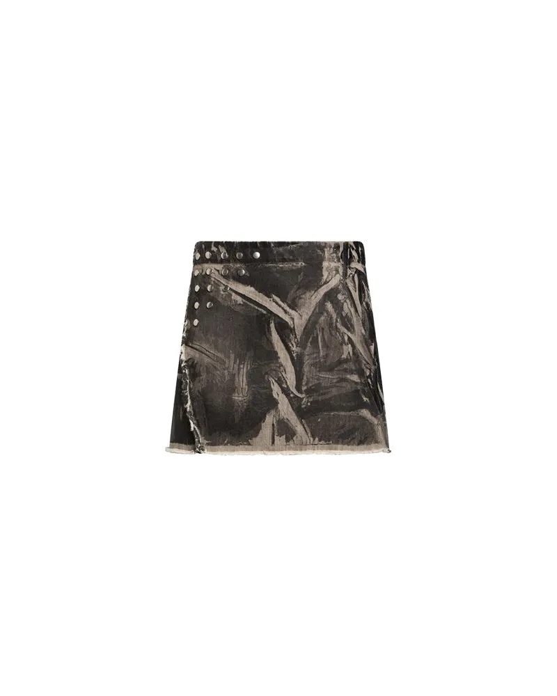 DRKSHDW by Rick Owens HOSEN & RÖCKE - Jeansröckeauf YOOX.COM Grau
