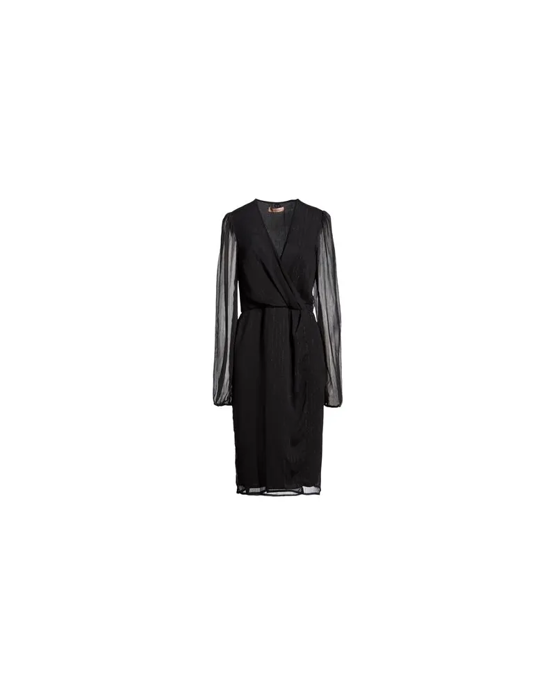 Twin-Set KLEIDER - Midi-Kleiderauf YOOX.COM Schwarz