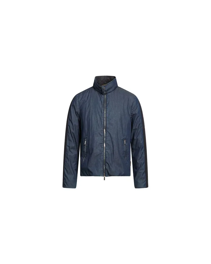 MOORER JACKEN & MÄNTEL - Jeansjacken/Mäntelauf YOOX.COM Blau