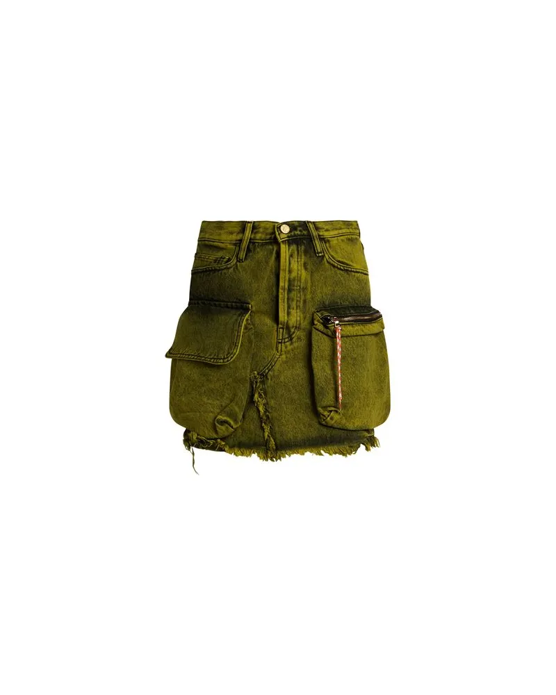 Aries HOSEN & RÖCKE - Jeansröckeauf YOOX.COM Limettengrün