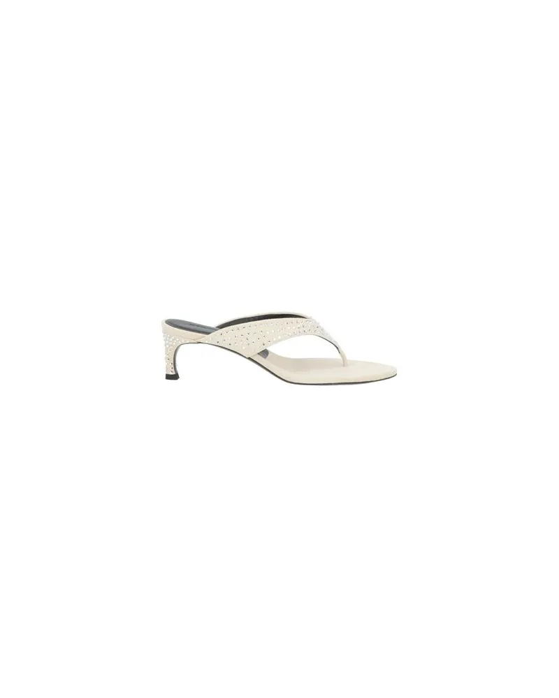 ROTATE Birger Christensen SCHUHE - Zehentrennerauf YOOX.COM Cremeweiß