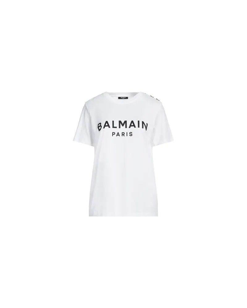 Balmain TOPS - T-shirtsauf YOOX.COM Weiß