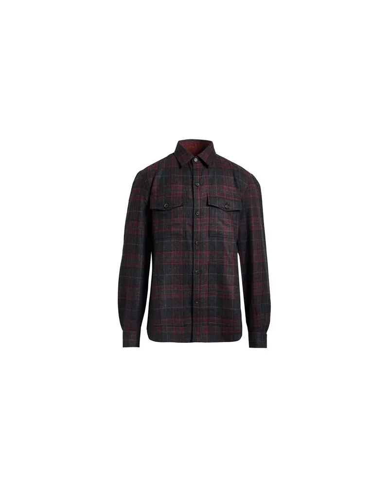 Isaia TOPS - Hemdenauf YOOX.COM Braungrau