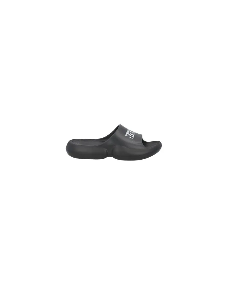 Versace Jeans SCHUHE - Sandalenauf YOOX.COM Schwarz