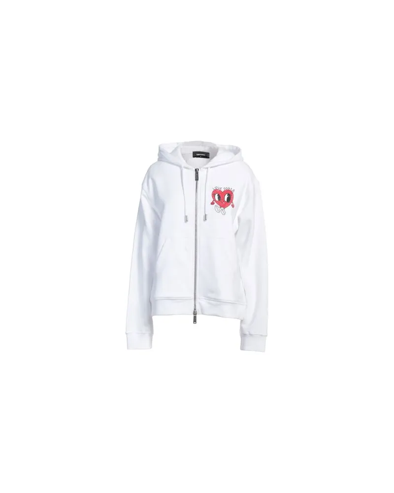 Dsquared2 TOPS - Sweatshirtsauf YOOX.COM Weiß