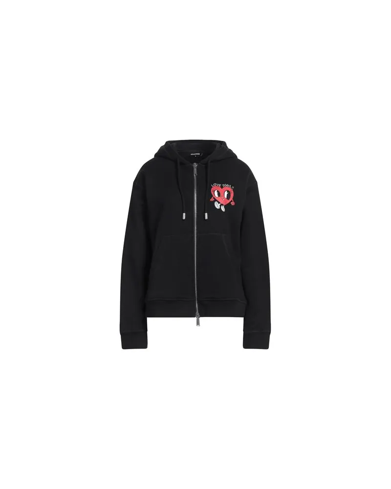 Dsquared2 TOPS - Sweatshirtsauf YOOX.COM Schwarz