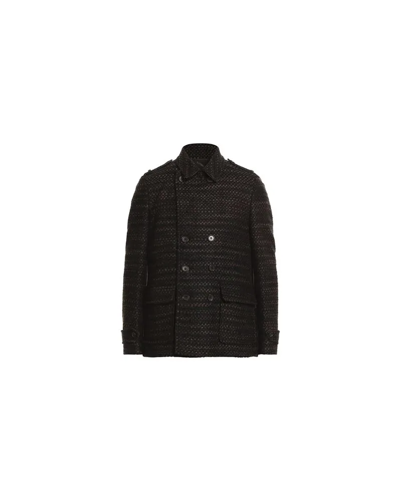 Corneliani JACKEN & MÄNTEL - Mäntelauf YOOX.COM Dunkelbraun