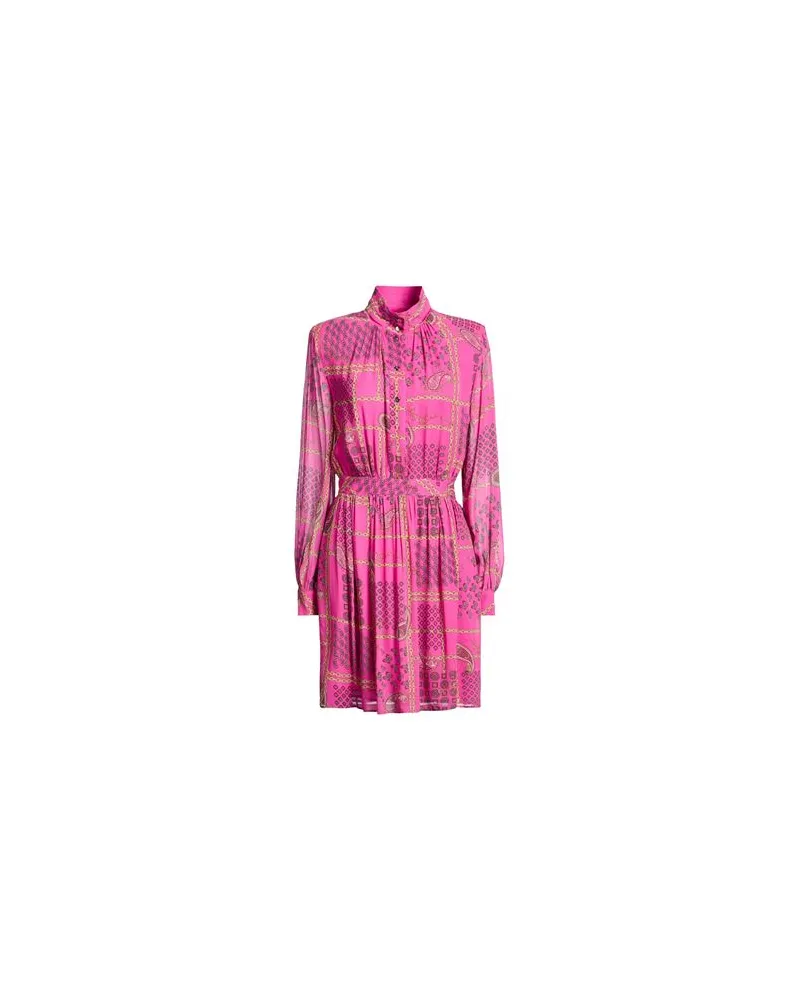 AnnaRita N KLEIDER - Mini-Kleiderauf YOOX.COM Fuchsia