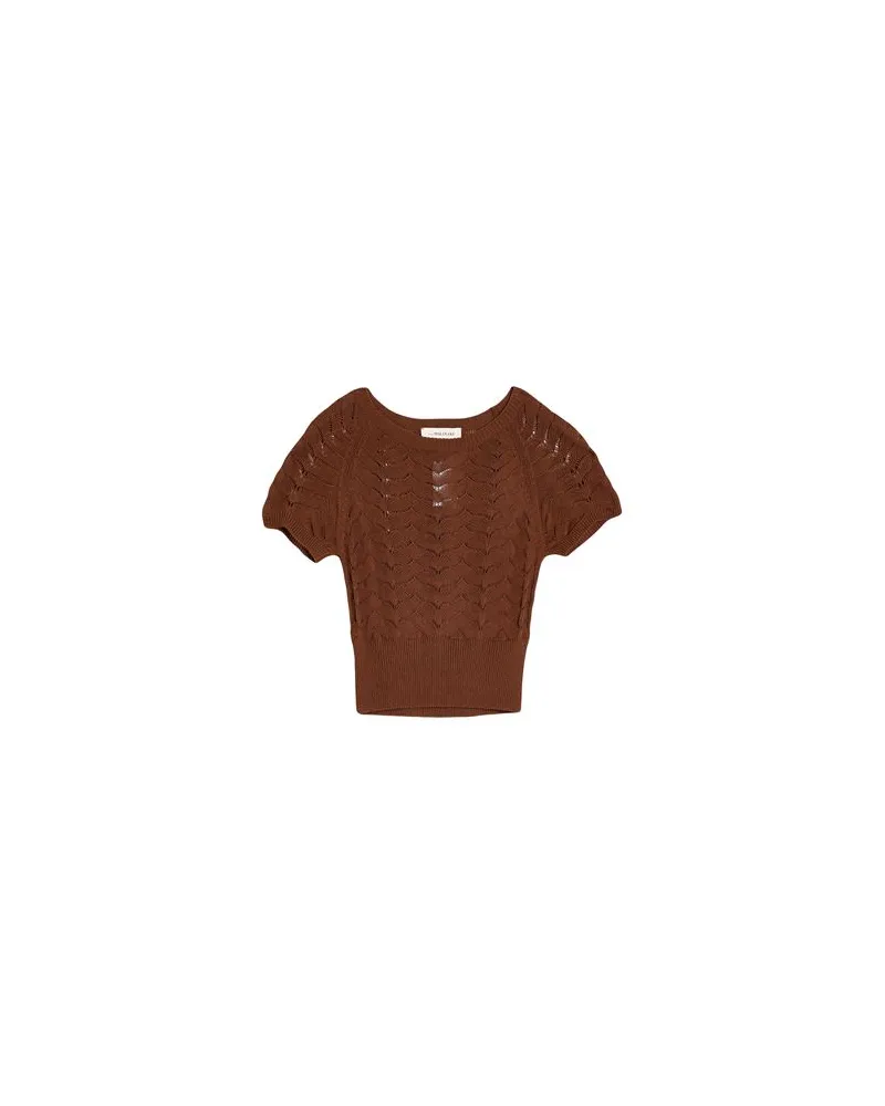 Anna Molinari STRICKWAREN - Pulloverauf YOOX.COM Braun