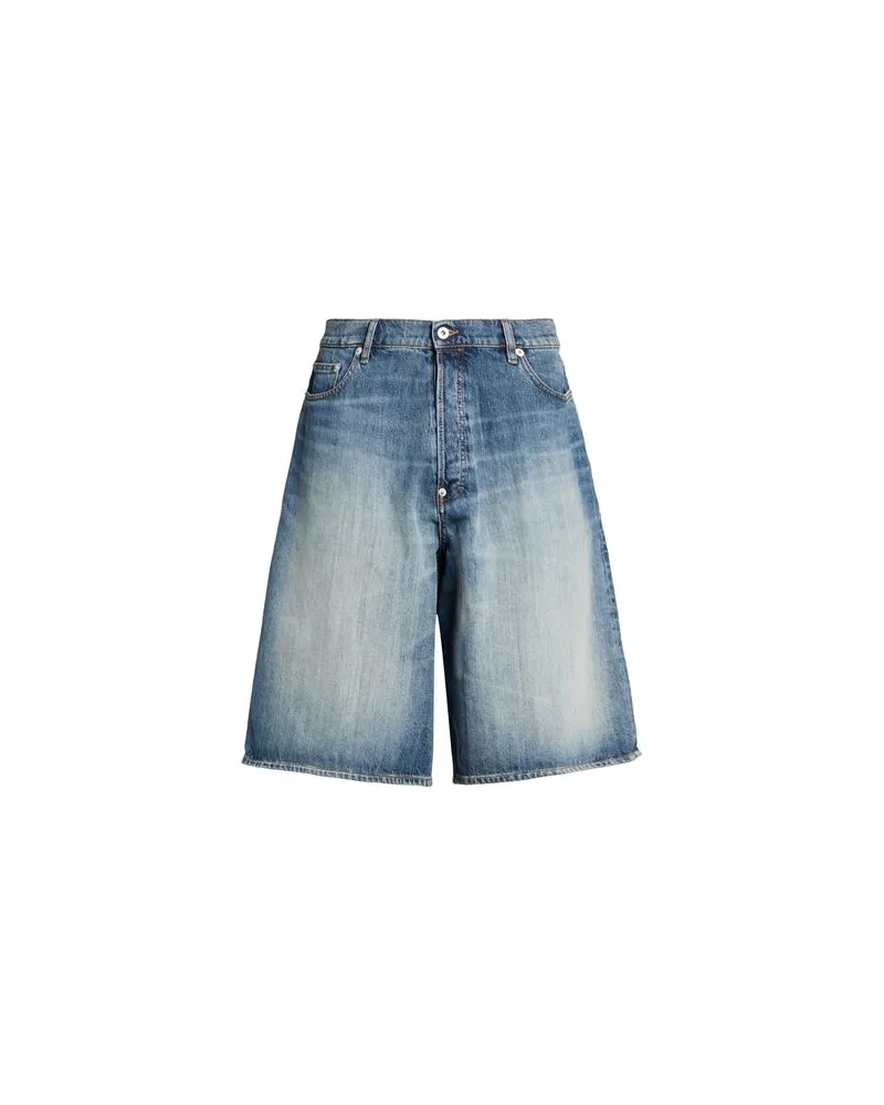 Kenzo HOSEN & RÖCKE - Jeansshortsauf YOOX.COM Blau
