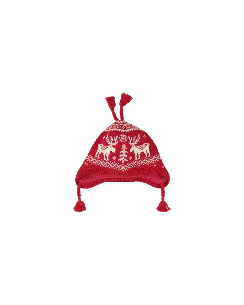 Ralph Lauren Fair Isle Cotton-Blend Earflap Hat  - ACCESSOIRES - Mützen & Hüteauf YOOX.COM Rot