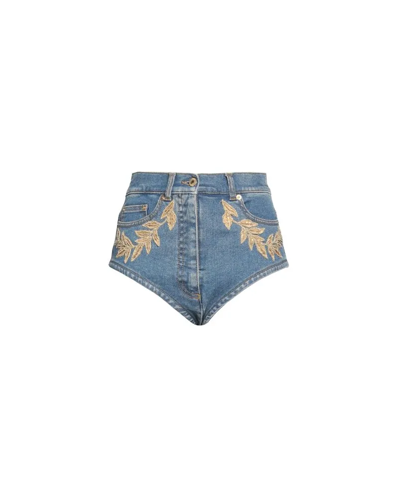 Moschino HOSEN & RÖCKE - Jeansshortsauf YOOX.COM Blau