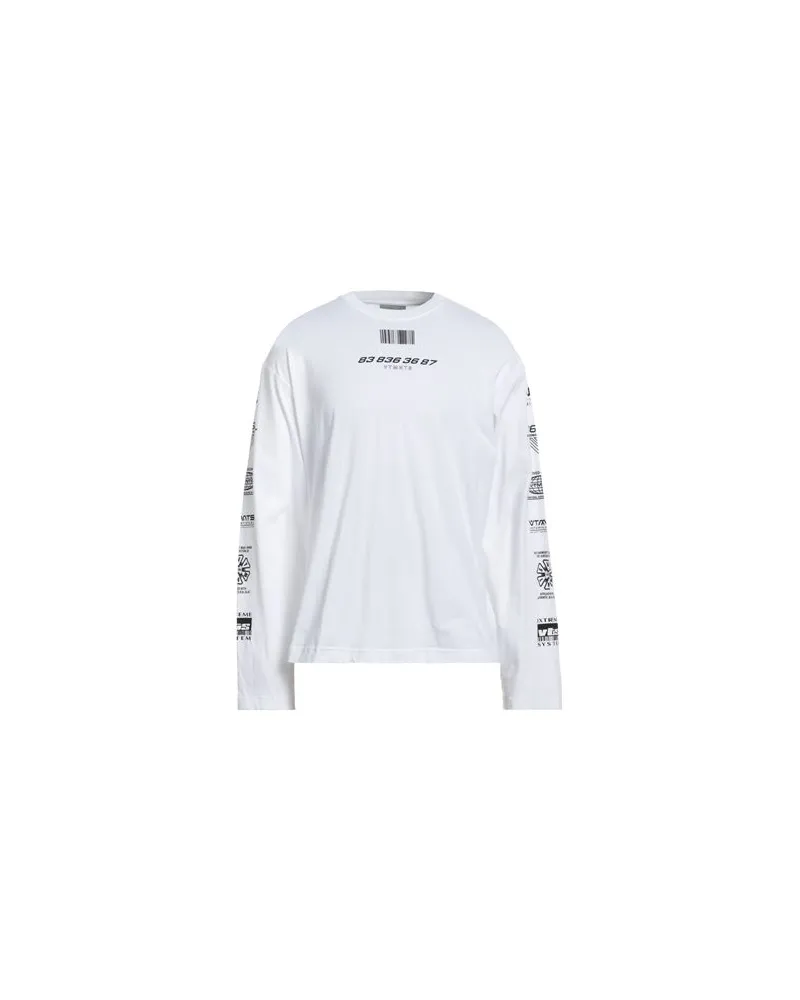 VETEMENTS TOPS - T-shirtsauf YOOX.COM Weiß
