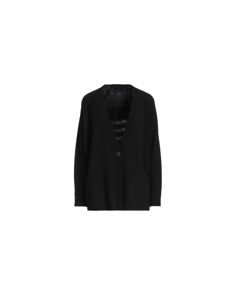 Armani Exchange STRICKWAREN - Strickjackenauf YOOX.COM Schwarz