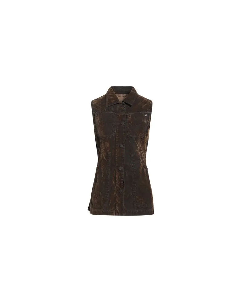 Diesel JACKEN & MÄNTEL - Jeansjacken/Mäntelauf YOOX.COM Braun