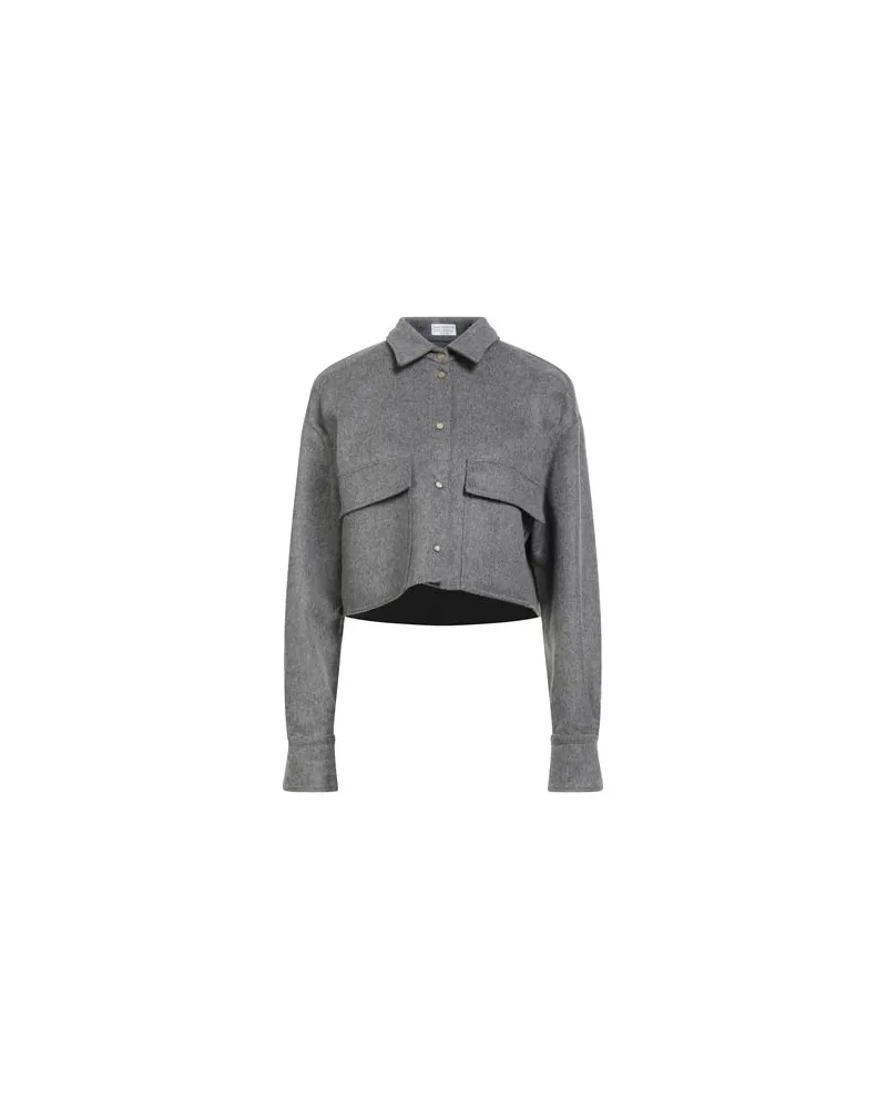 Brunello Cucinelli TOPS - Hemdenauf YOOX.COM Grau