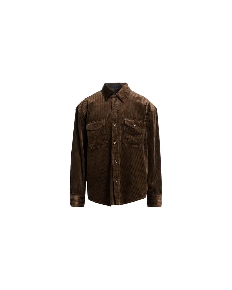 Gant TOPS - Hemdenauf YOOX.COM Dunkelbraun