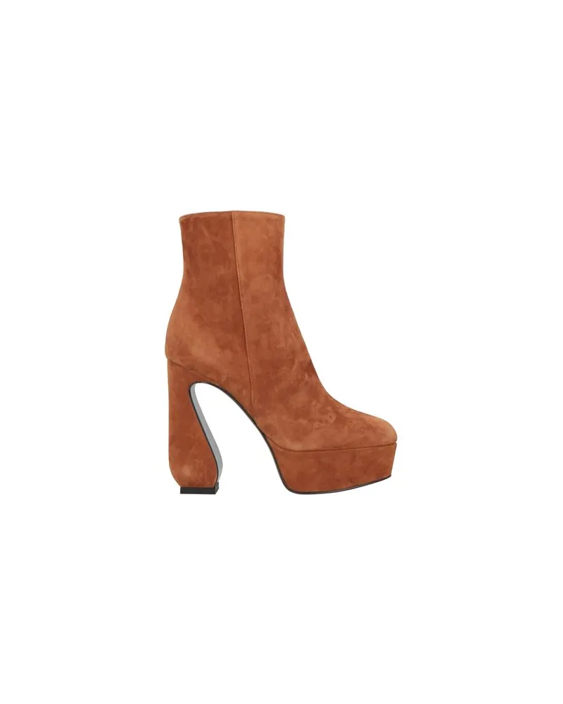 Sergio Rossi SCHUHE - Stiefelettenauf YOOX.COM Kamel