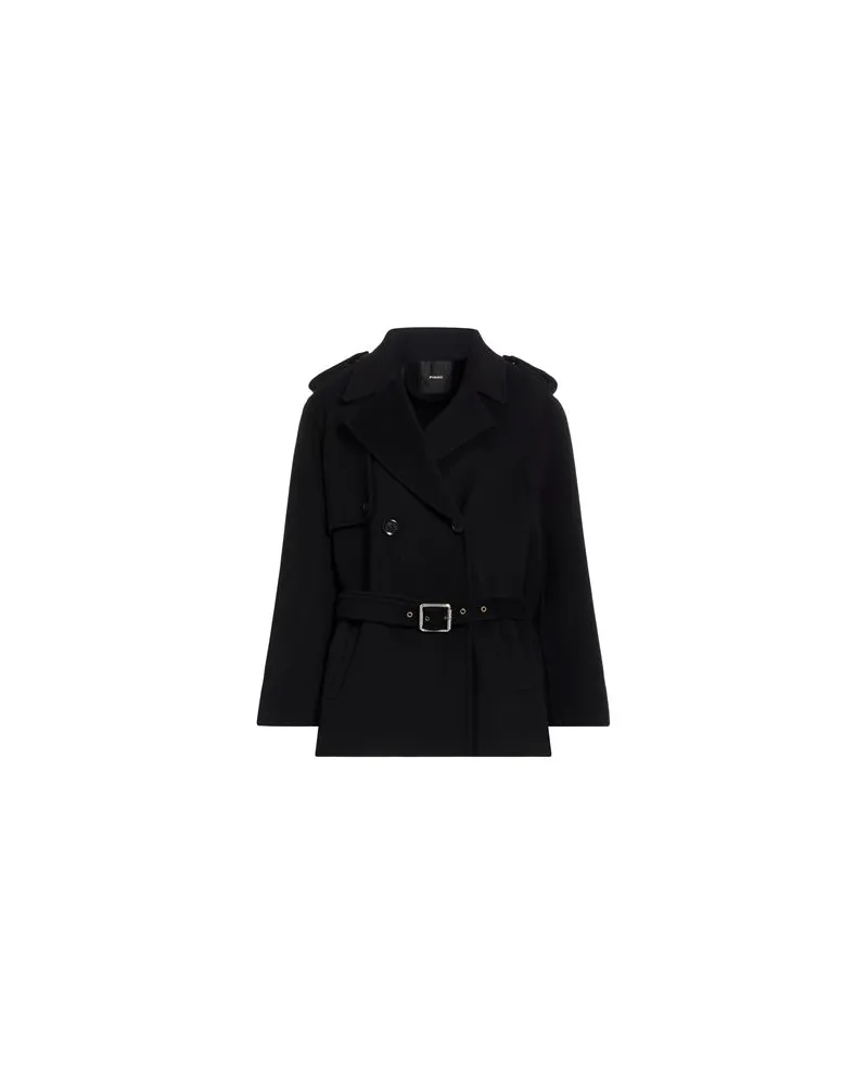 Pinko JACKEN & MÄNTEL - Mäntelauf YOOX.COM Schwarz